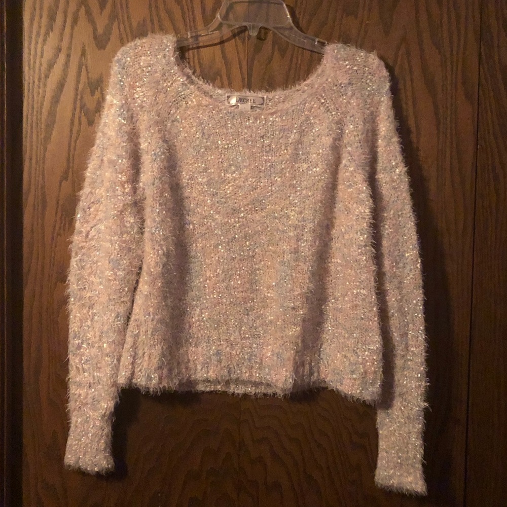 Decree Women’s Baby Pink Confetti Sweater